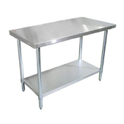 Omcan 47720 (47720) Work Table 36"W X 18"D X 34"H 18/430 Stainless Steel Flat Top