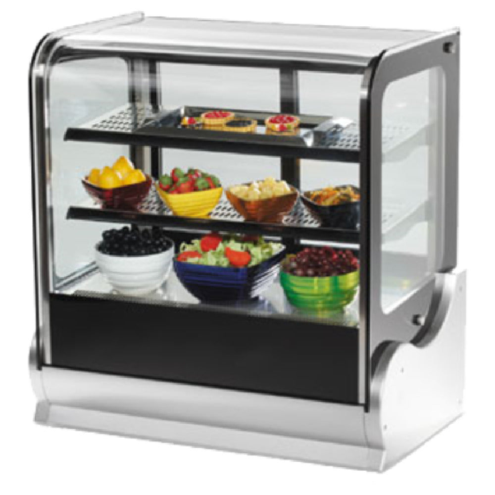Vollrath 40867 Heated Cubed Display Case Countertop Full Service