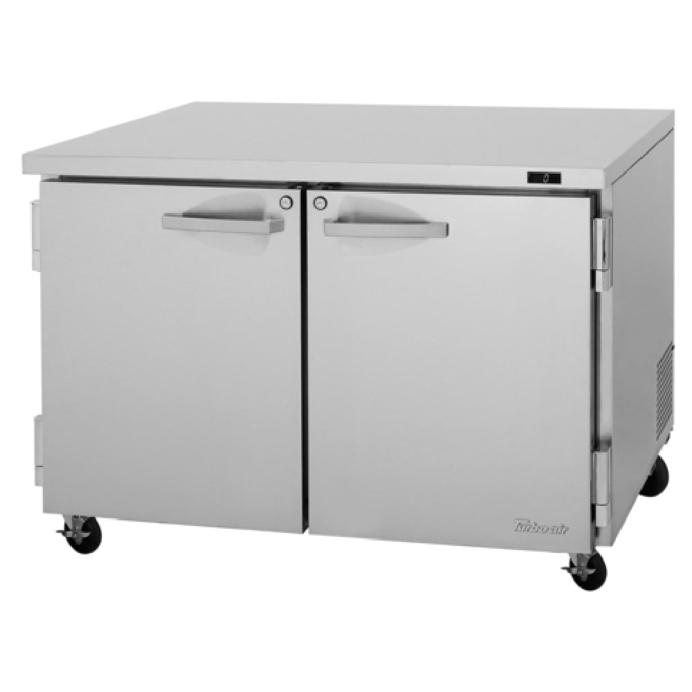 Turbo Air PUF-48-N PRO Series Undercounter Freezer Two-section 12.2 Cu. Ft. Capacity