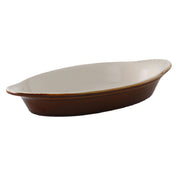 Tuxton B1N-120 Welsh Rarebit 12 Oz. 9-7/8" X 4-7/8" X 1-3/8"H