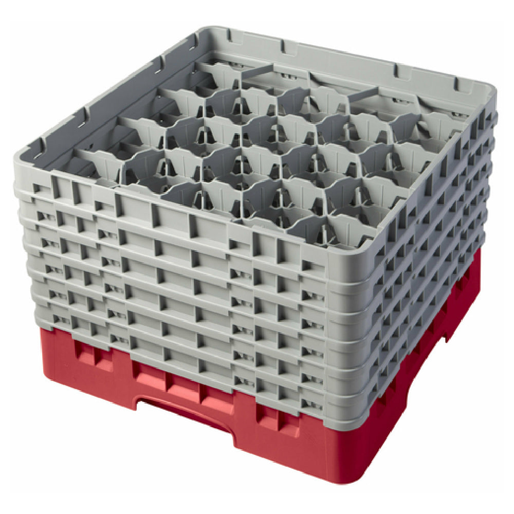 Cambro 20S1114163 Camrack® Glass Rack With (6) Soft Gray Extenders Full Size