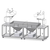 Gold Medal 2791-00-100 - Twin Kettle Pro Plant Stand (for Cornado), Modular Table System
