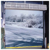 Curtron S-LI-42-1-EH Light Industrial Air Curtain Covers Area Up To 42"W Electric Heated
