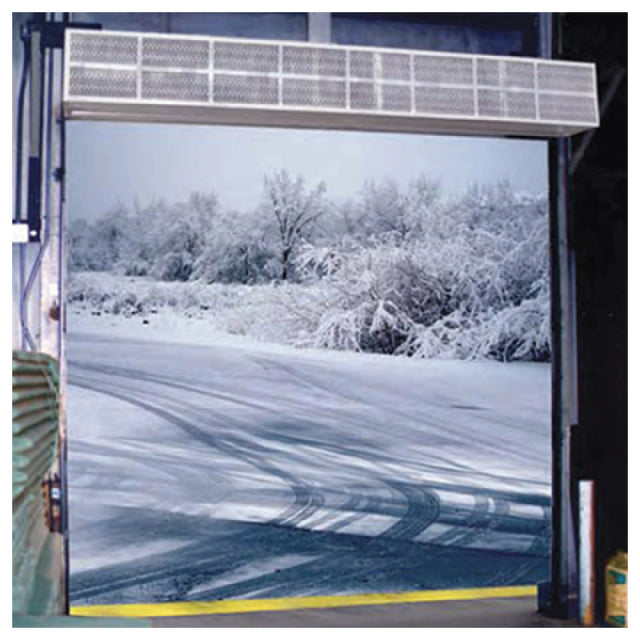 Curtron S-LI-42-1-EH Light Industrial Air Curtain Covers Area Up To 42"W Electric Heated