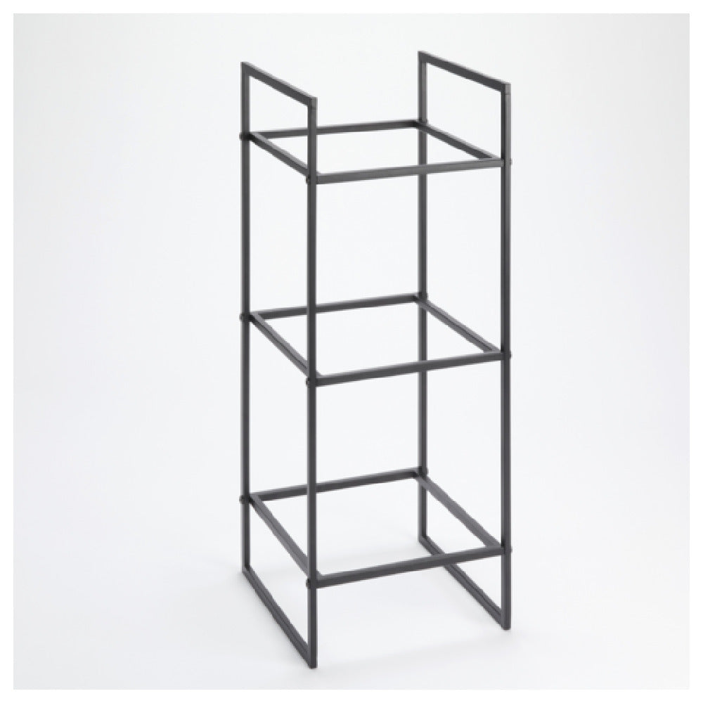 American Metalcraft BRT3 Three-Tier Riser Black 25-1/2" H