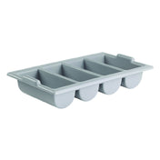 Hubert 71573 - Hubert® Cutlery Bin, 12-1/2"W X 20-1/2"D X 4"H, (4) Compartments