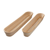 Matfer 118516 Banneton Long Proofing Basket 1 Lb. Capacity 18"L X 4"W X 2-1/4"H