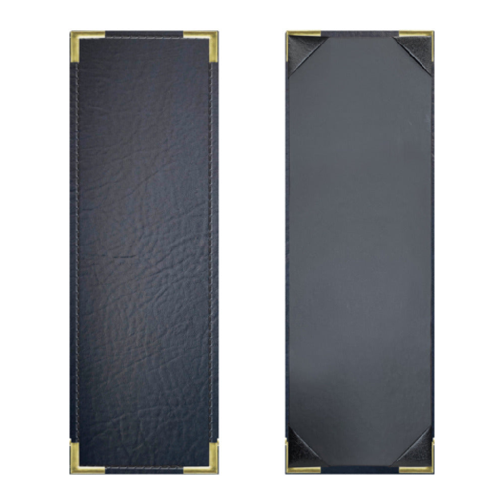Risch HARST-1V 4.25X14 Harley Deluxe Padded Antibacterial/antimicrobial Faux-leather Menu Cover (specify Color)