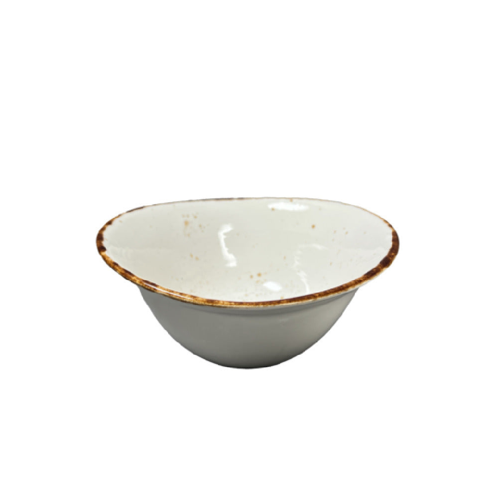 Vertex China LTW-B60 Flare Bowl 6-1/4”W X 5-1/2”D X 2-3/4” Hand Painted