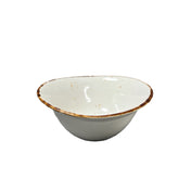 Vertex China LTW-B60 Flare Bowl 6-1/4”W X 5-1/2”D X 2-3/4” Hand Painted