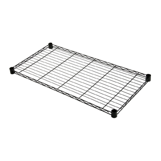 Quantum 2124BK Wire Shelf 24"W X 21"D 600 800 Lb. Capacity