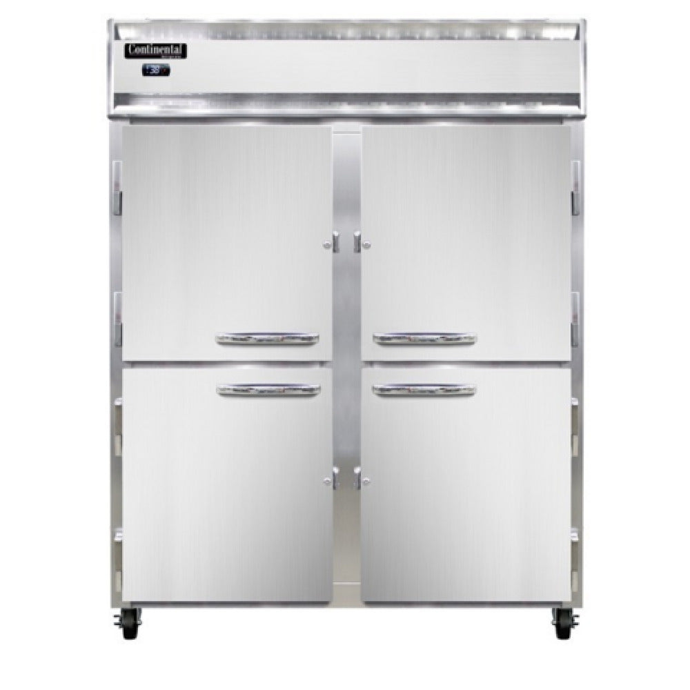 Continental Refrigerator 2RENSAPTHD-SD-GD Extra-Wide Refrigerator 52 Cu. Ft. Capacity