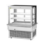 Turbo Air TBP48-54FDN Drop-In Refrigerated Bakery Display Case 50"W 17.2 Cu. Ft. Capacity