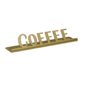 Service Ideas 1C-ST-COFFEE-SIGN-VG Table Sign "Coffee" 1"H X 4-1/2"W