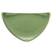 CAC China TRG-16-G Festiware Plate 10-1/2"L X 10-1/2"W X 1-1/8"H Triangular