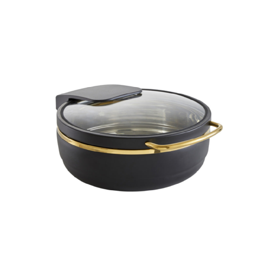 BauscherHepp 57.0001.9200 Induction Plus Chafing Dish Round Black/gold