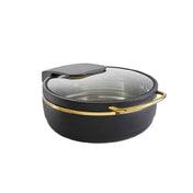 BauscherHepp 57.0001.9200 Induction Plus Chafing Dish Round Black/gold