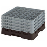 Cambro 36S900167 Camrack® Glass Rack With (4) Soft Gray Extenders Full Size