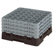Cambro 36S900167 Camrack® Glass Rack With (4) Soft Gray Extenders Full Size