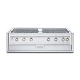 Crown Verity IBI482RD-GO-FLT Infinite Series 48" Built-In Outdoor Charbroiler Grill (6) 14750 BTUH Stainless Steel Burners