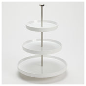 American Metalcraft LFTTSW17 Tiered Stand Melamine White