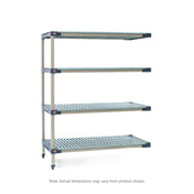 Metro AX426G4 MetroMax® 4 Add-On Shelving Unit 30"W X 21"D X 63"H Rust Proof