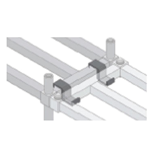New Age Industrial PC432 Common Pole Clips Pair T-bar Shelves & Heavy Duty Shelves