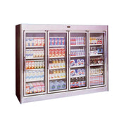 MarcRefrig MMM-6-24 - Refrigerated Merchandiser, 154" L, (6) 24" Hinged Multi-pane Glass Door With Heated Frames (field Reversible)