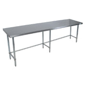BK Resources SVTOB-8424 Work Table 84"W X 24"D 18/430 Stainless Steel Top