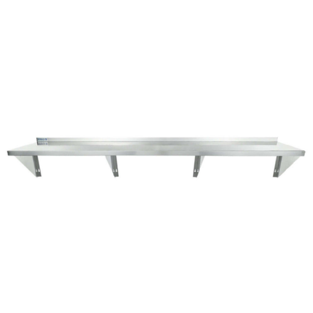 Empura 1884WS16G - Wall Mount Storage Shelf, 84"W X 18"D X 15.75"H, Heavy-duty