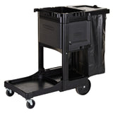 Rubbermaid 1861430 Standard Executive Janitorial Cleaning Cart 46"L X 21-3/4"W X 38-3/8"H
