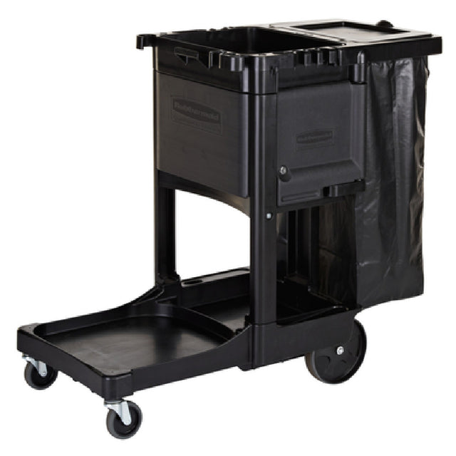 Rubbermaid 1861430 Standard Executive Janitorial Cleaning Cart 46"L X 21-3/4"W X 38-3/8"H