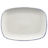 International Tableware PR-12-CB Platter 12"L X 9"W Racetrack