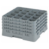 Cambro 16S900151 Camrack® Glass Rack With (4) Soft Gray Extenders Full Size