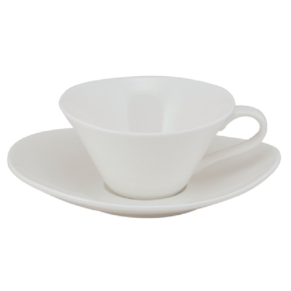 10 Strawberry St B4519B4520 - Cappuccino Cup & Saucer Set, Includes: (1) 6 Oz., 4-3/4" X 4-1/2" X 2-1/2"H Cup