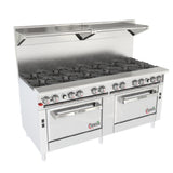 Venancio USA G722CO-72B_LP - Genesis Series Restaurant Range, Gas, 72"W