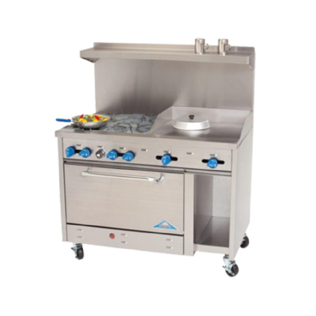 Comstock-Castle F3430-12 Range Gas 48" Wide