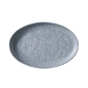 Yanco ST-214 - Stone Art Platter, 14 3/8" X 9 3/8" X 1 1/4", Gray