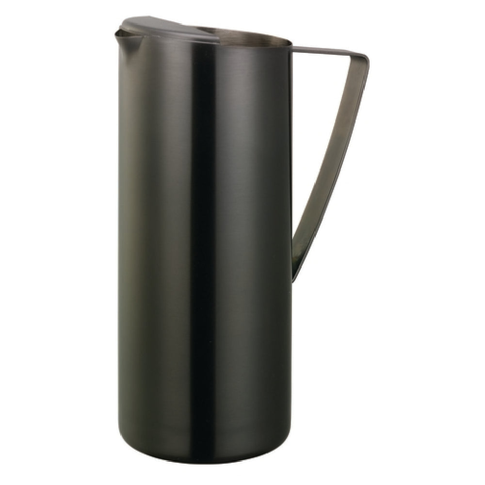 Service Ideas X7025BSDT Metallic Elements Water Pitcher Slim Profile 1.9 Liter (64.2 Oz.)