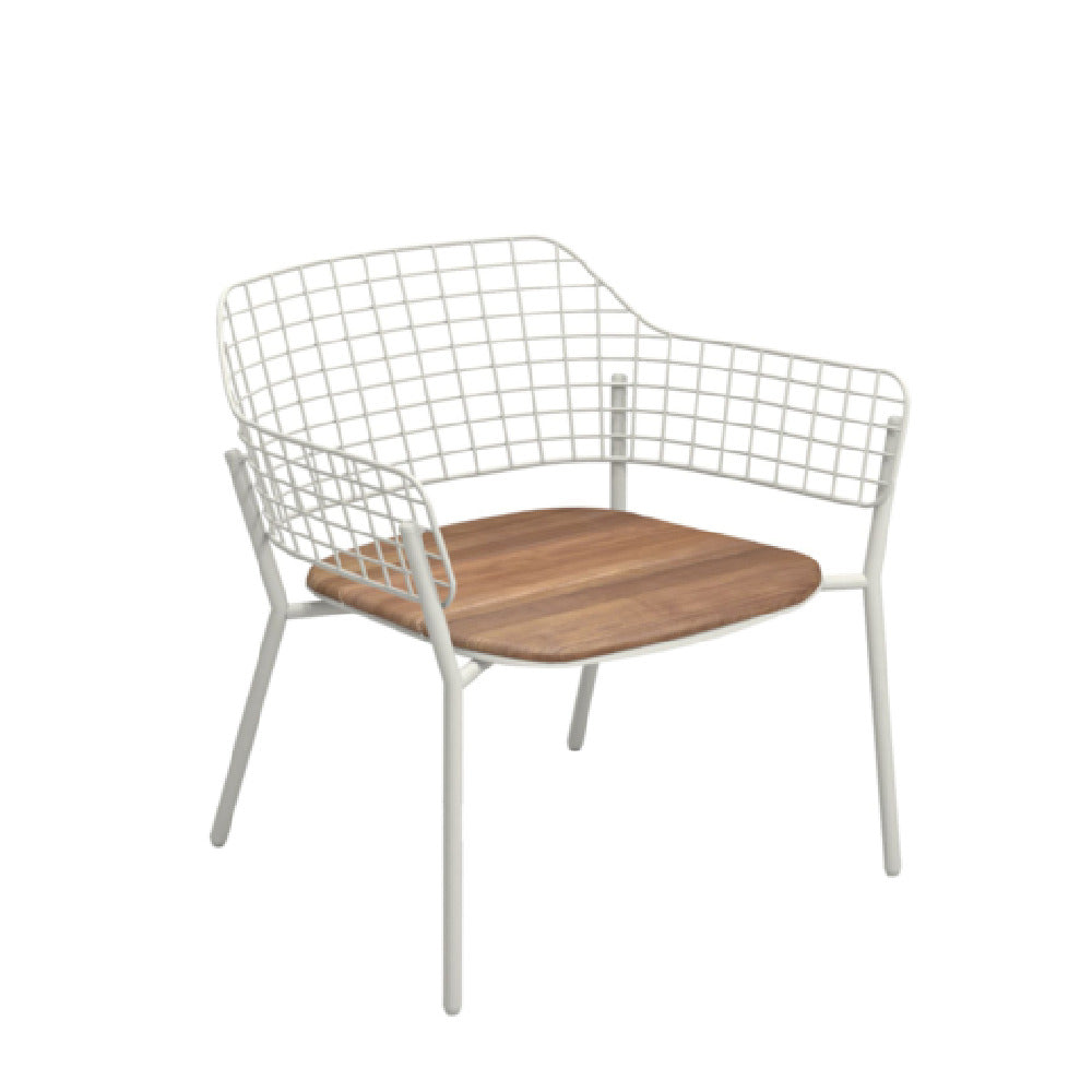 Emuamericas, Llc E617T-23-82 - Lyze Stacking Lounge Chair, Outdoor/indoor, Stainless Steel Back