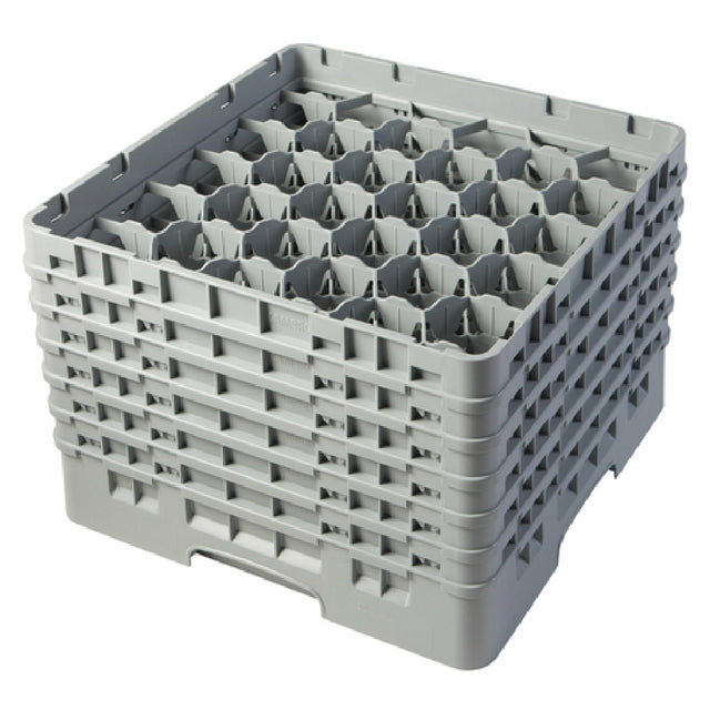 Cambro 30S1114151 Camrack® Glass Rack With (6) Soft Gray Extenders Full Size