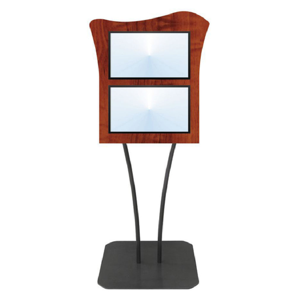 Hubert 63497 - Menu Board, 2-pocket, Floor Stand