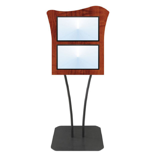 Hubert 63497 - Menu Board, 2-pocket, Floor Stand