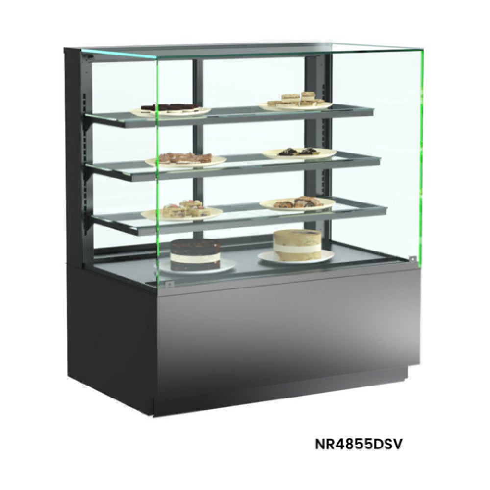 Structural Concepts NR4855DSV Reveal® Service Non-Refrigerated Display Case Freestanding