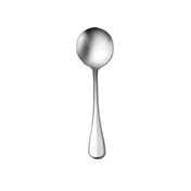 1880 Hospitality T148SBLF Oneida® Bouillon Spoon 6" Teardrop Shaped Handle With Vertical Ridgeline