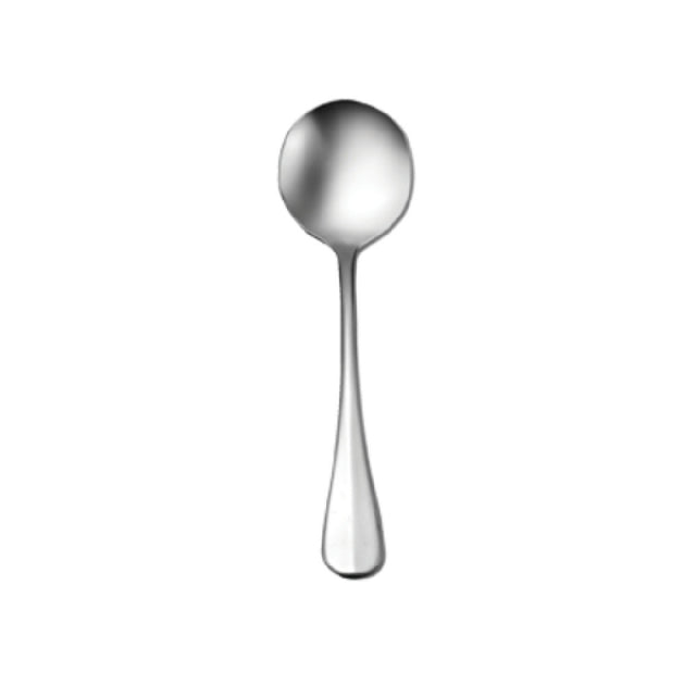 1880 Hospitality T148SBLF Oneida® Bouillon Spoon 6" Teardrop Shaped Handle With Vertical Ridgeline