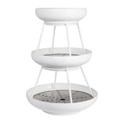Steelite 5862JX61 3-Tier Coupe Seafood Stand 11.625" X 17.0" Seafood Stands