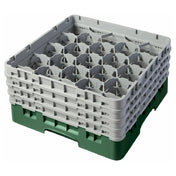 Cambro 20S800119 Camrack® Glass Rack With (4) Soft Gray Extenders Full Size