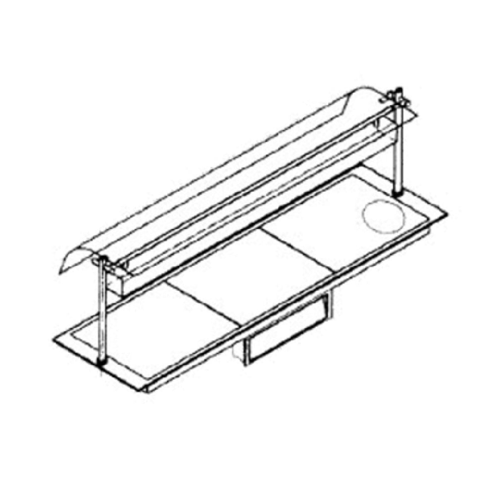Piper Products D16050-HS - Berkeley Hotplate With Hot Spot, Drop-in, Electric