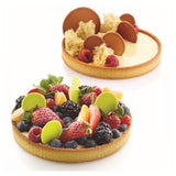 Louis Tellier TART RING 15 Silikomart Silicone Tart Mold 6" Dia X 0.8"H Non-stick Thermoplastic Composite